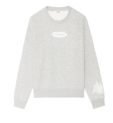 Sudadera Zadig gris clara